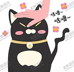 可爱摸头猫 【酷图网】插画,手绘,漫画,原创,卡通漫画设计,设计,动漫动画,卡通猫咪,猫示矢量图,可爱猫咪,猫,猫咪,猫吃鱼,猫矢量图,手绘猫,卡通猫,水彩猫,猫简笔画,猫插画,猫线条画,猫卡通画,猫装饰画