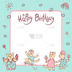 淡雅,儿童,贺卡,生日,男孩,可爱的,事件,愉悦,文字,问候