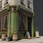 British Pub, Nikita Alexandrov : I decided to practice in something complex.
That's why I choose to create a whole building with possibilities to make a modular system.
At the end decided to use Unigine for render and it has pretty easy and have good ligh