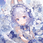 蓝色兔兔魔法师系列头像 vol.1 - 小红书