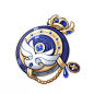 Royal Flora : Royal Flora is an Artifact in the set Noblesse Oblige. A blue lily made of silky satinthat once served as a noblewoman's headdress. A noble who once ruled over Mondstadt left it behind.In that legendary age, the nobles were examples for the 