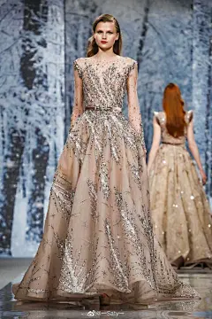 “ 冰雪 ” 时装设计 | 经典时装插画手绘素材

—— Ziad Nakad Couture Fall Winter 2017 Paris ​​​​