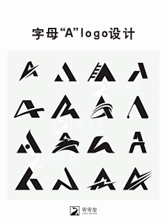 字母logo设计-花瓣网|陪你做生活的设计师 | a字母