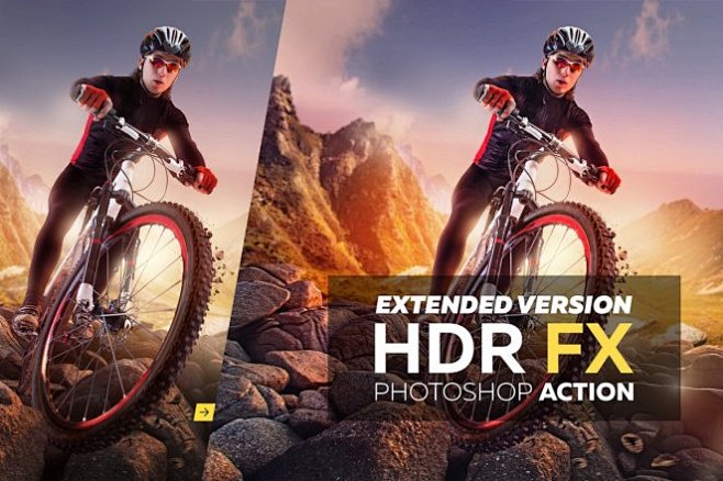 HDR FX Photoshop动作-扩...