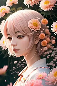 菊花倒刺高清日本动画中的忠诚纯洁之美
