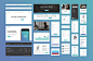免费实用 UI 套件 Iris UI Kit – Free PSD