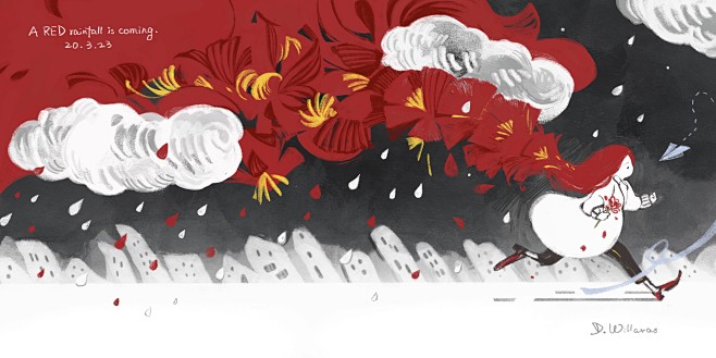 相遇_道道维__插画师作品_涂鸦王国gr...