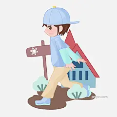 旅游卡通手绘插画图片大小3000x3000px 图片尺寸1.16 MB 来自PNG搜索网 pngss.com 免费免扣png素材下载！别墅#草地#简约#卡通#可爱的小男孩#蓝色#旅游#农家乐#爬山#秋游#手绘插画#指向牌#装饰图案#
