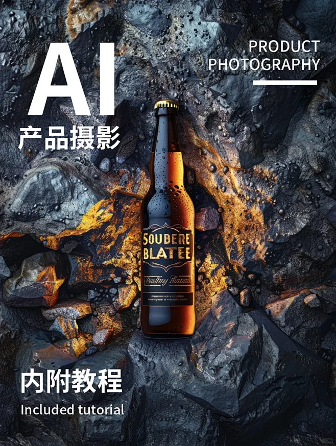 【AI关键词】啤酒摄影 景物拍摄 高级光...