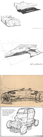 【设定大师Scott Robertson部分作品】 作为艺术家、设计师和教师，Scott Robertson 的作品永远体现着运动、力量和速度。 http://t.cn/S7CEjF