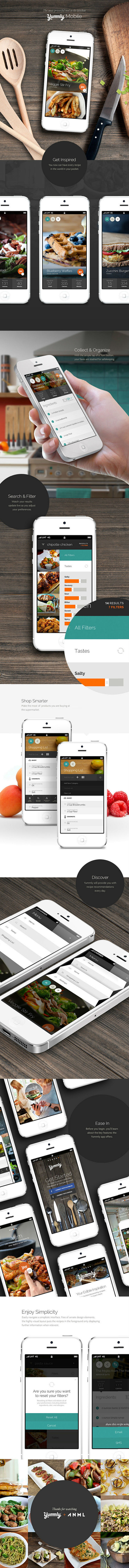 餐饮APP手机界面UI-UI设计