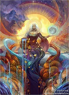 来自Julie Dillon超级华丽的一组插画，有些圣经故事的味道，细节和光泽都是非常喜欢。