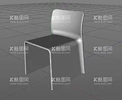 C4D模型时尚椅子设计  - 源文件下载【酷图网】C4D模型,海报,广告,元素,渲染,模型,工程,创意,场景,3D,素材,
