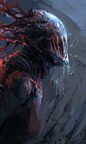 Creature Concept, Jason Nguyen : I decided to change it up a little bit this time and paint something a bit scarier.
Expect more spooky things as halloween comes closer :D