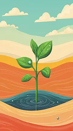 植树节海报背景素材通用模板 (4)
