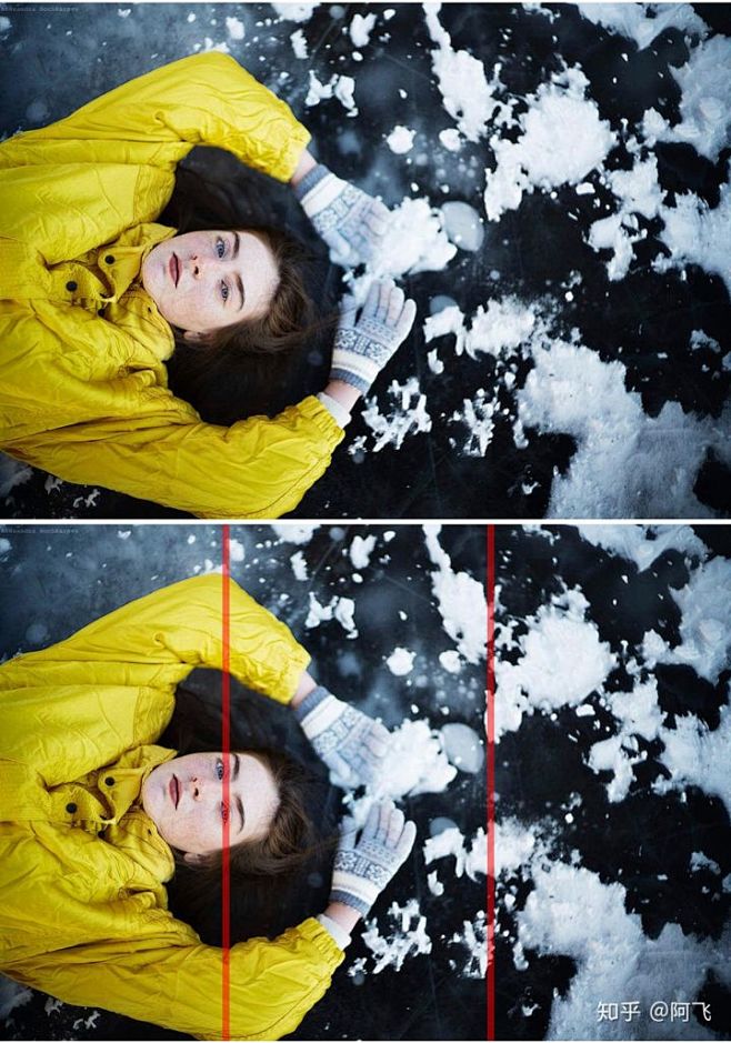 左右三分线构图