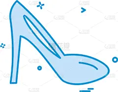 凉鞋,图标,华丽的,鞋具,拖鞋,鞋子,一对,设计,休闲,剪影