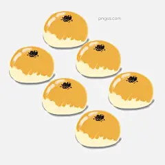 手绘芝麻包可商用素材图片大小2000x2000px 图片尺寸1.26 MB 来自PNG搜索网 pngss.com 免费免扣png素材下载！烤面包#美食#面包#奶黄包#食物素#芝麻包#