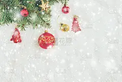 圣诞节的背景。新年快乐。有选择性的重点