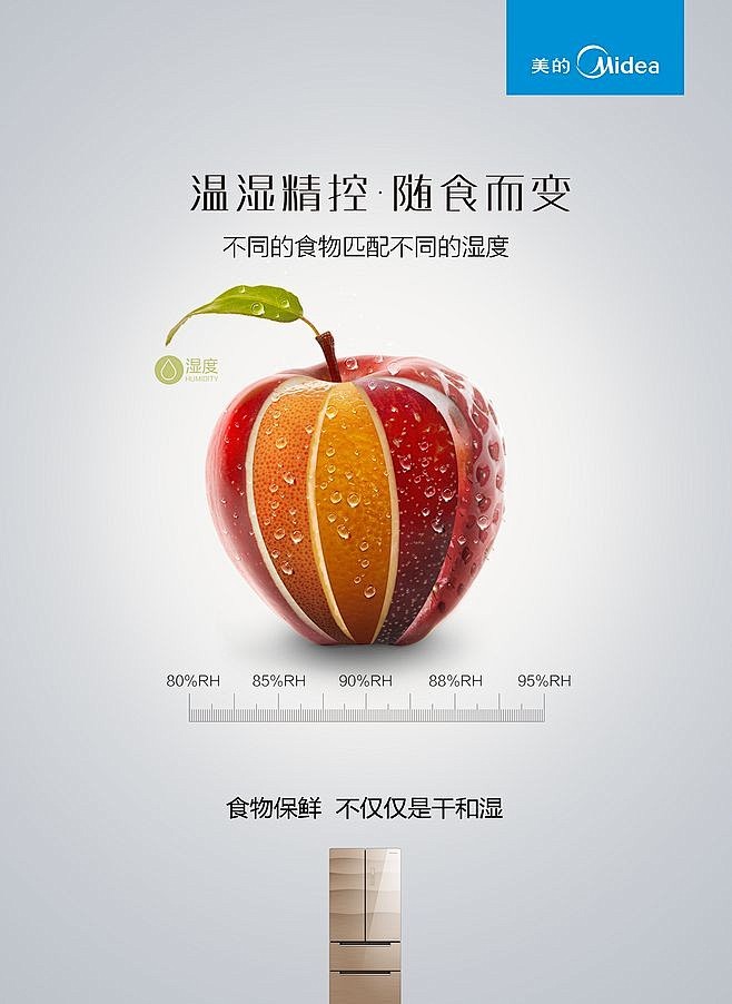 美的冰箱温湿精控系列