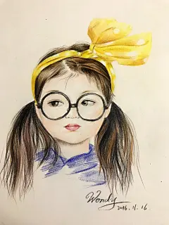 彩铅-阿拉蕾