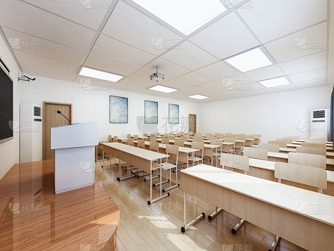现代学校豪华教室的设计
