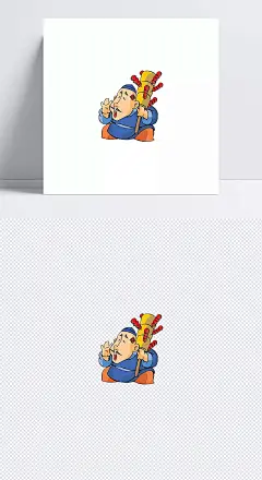 卡通小贩卖糖葫芦|卡通小贩,吆喝,糖葫芦,山楂,卡通元素,手绘/卡通