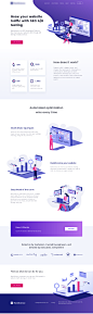 Dribbble omnicreativora landing page candrani yulis