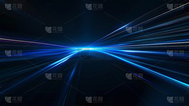 特效通用蓝色光线背景场景图片素材