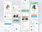 Leadership Learning Apps course teach coaching coach leadership leader learn mobile login profile ios app ui design clean card