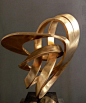Behind reality - Bronze Sculpture by Georg Scheele