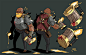 Battlesteiner, Jesse Turner : Battlesteiner!
Drunk on power and swinging two spiked warsteins, this brazen boxer is the ultimate champion of the barroom brawl! The golden ale that springs forth endlessly from his mugs gives him great fighting acumen but o