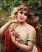 法国 Emile Vernon 油画