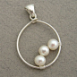 Three Pearls Pendant For Necklace@北坤人素材