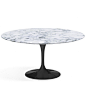 Saarinen Round Coffee Table Marble Knoll