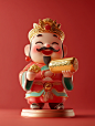 xiaojiang0609_Cute_Chinese_God_of_wealth_Chinese_door_God_holdi_c6482da5-8a1c-418b-8f40-a25b636fa004