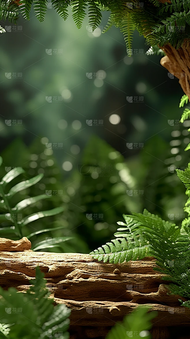 通用电商促销户外绿植场景3D立体C4D场景背景图片素材素材-花瓣网