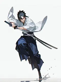 青年佐助_6_疾风烈酒(AI绘画)_来自小红书网页版