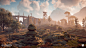 Horizon Zero Dawn - Mountain Landscapes, Lucas Bolt : These shots show our teams world building efforts to create the Nora territory in Horizon. This region is inspired by landmarks in Colorado, U.S. The landscapes were largely built by: Jacob Tai, Ben Ja