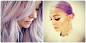 紫色秀发正流行 揭秘造型诀窍