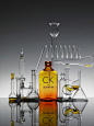calvin klein / perfume / scientific / lab / orange