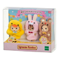 SYLVANIAN FAMILIES  BABY TRIO MASCOT FIGURE SET FAN CLUB LIMITED CALICO CRITTERS  | eBay