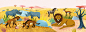 Children's animal book : Some illustrations from two children's book about animals in the world