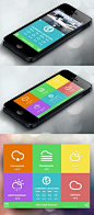 Weather App #UI #UX Design Concept
