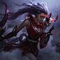 Blood Moon Diana for League of Legends, Chengwei Pan : One of my favorite thematic, Really lucky got team support me on this one. the whole Blood Moon skin line comes together so well.  can't wait to play these skins in game.