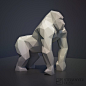 Low Poly Animals for 3D Printing on Behance: 