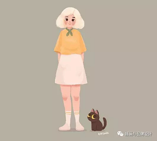 I&B插画丨真是小清新中的小清新，很萌很...