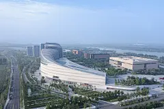 济宁市文化中心三期文化产业园 / LLA (Laguarda.Low Architects) : 高山流水、兼收并蓄的城市文化新名片