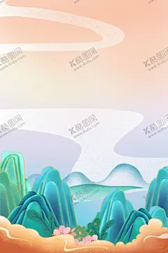 山水插画海报 【酷图网】古风,山水,风景,海报,插画,中国风,历史,文化,古色古香,古韵,传统,传承,PNG,壁纸,封面,装饰,原创,设计,垂柳,燕子,亭台楼阁,青山绿水,杏花,景色,水墨,竖版,竖图