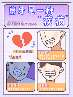 医美插画采集到牙齿疾病,医美,牙